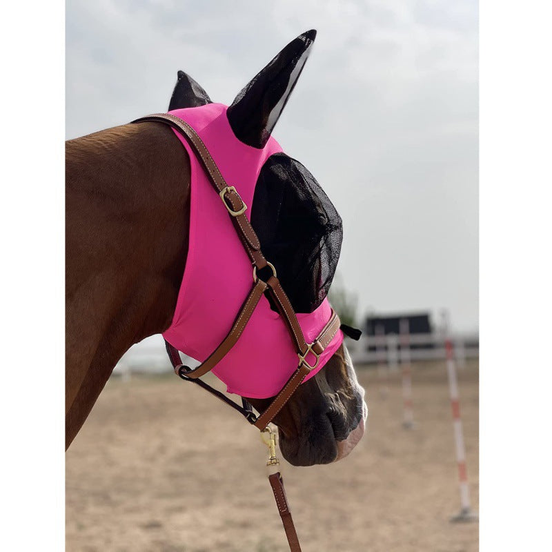 Horse Face Equestrian Universal Mosquito Protection Cover