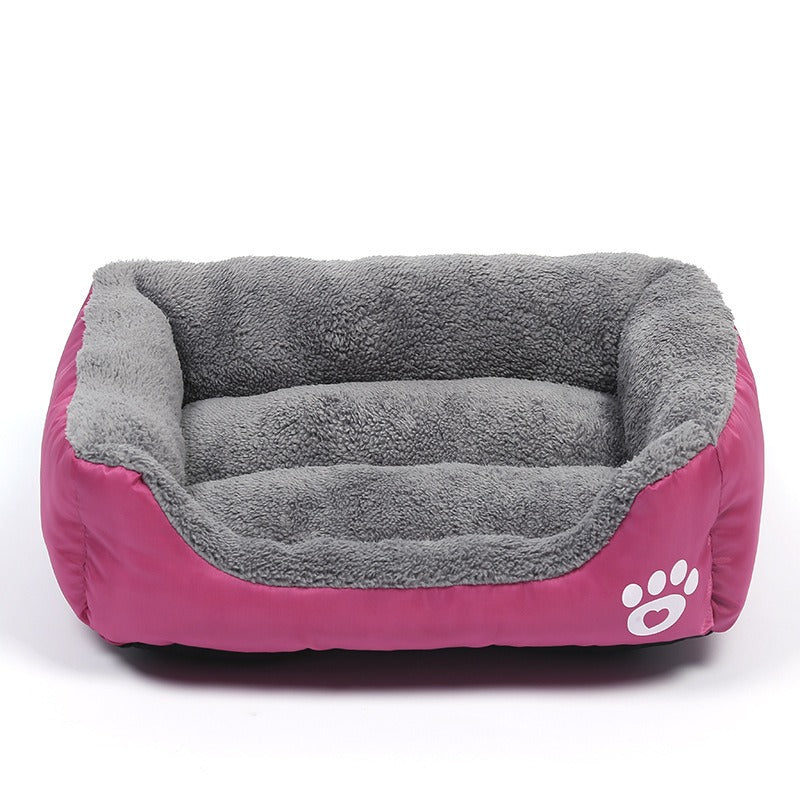 Fleece-lined Pet Cushion Mat