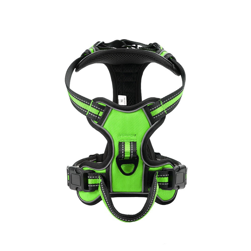 Reflective Breathable Dog Vest Harness with Leash
