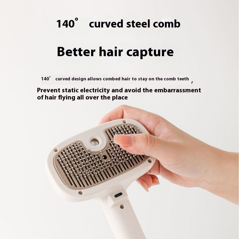 Pet Spray Comb with One-Click Spray