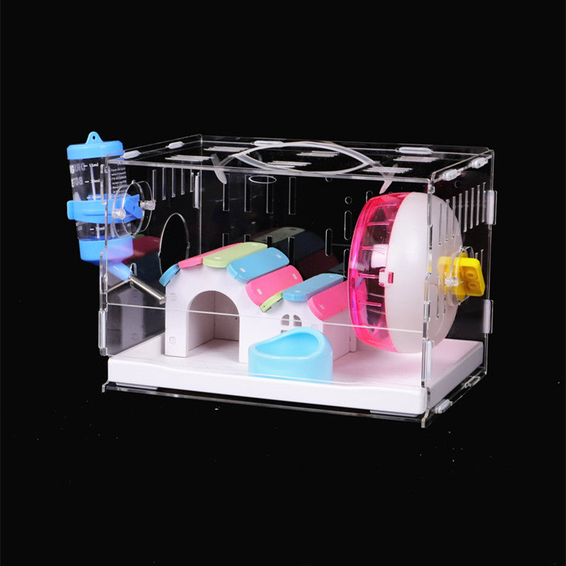Large Double-Layer Hamster Villa with Accessories