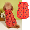 Puppy Cartoon Cardigan Cotton Vest for Dogs