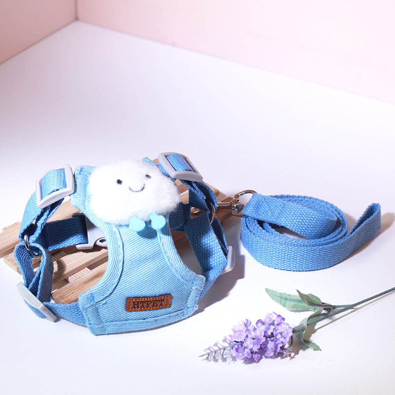 Cartoon 3D Teddy Dog Leash for Pets and Cats
