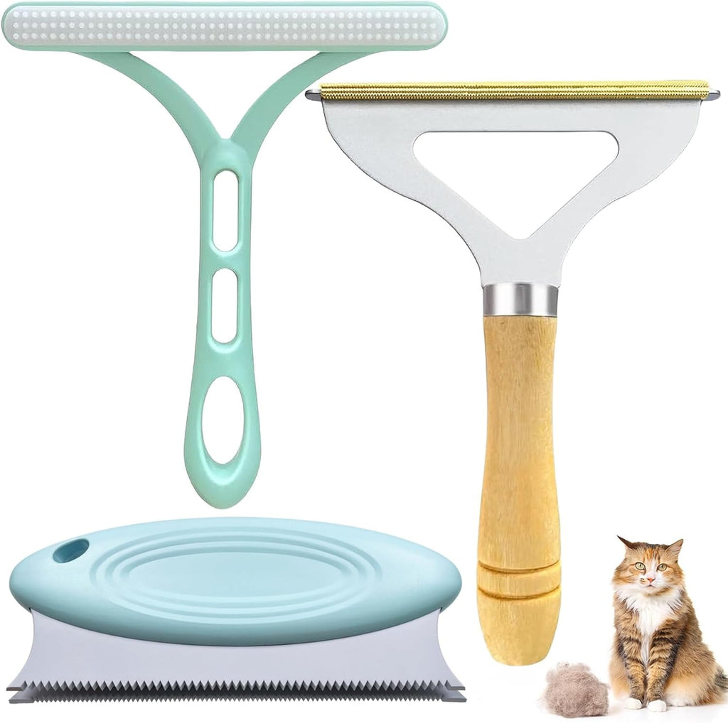 3 Pack Pet Hair Remover Set