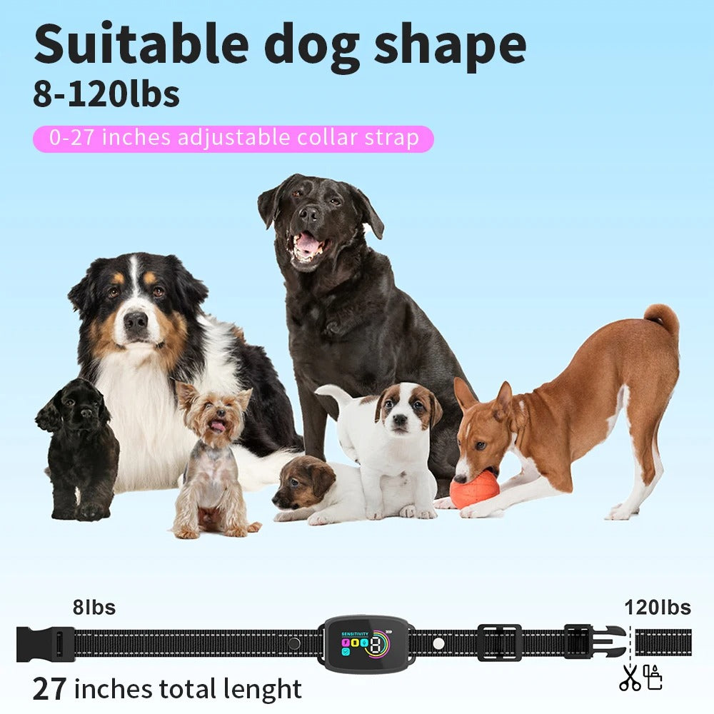 Smart Anti-Barking Rechargeable Dog Collar