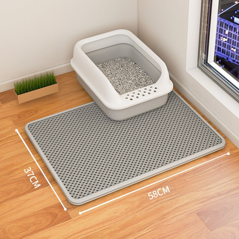 Double Layer Waterproof Cat Litter Mat