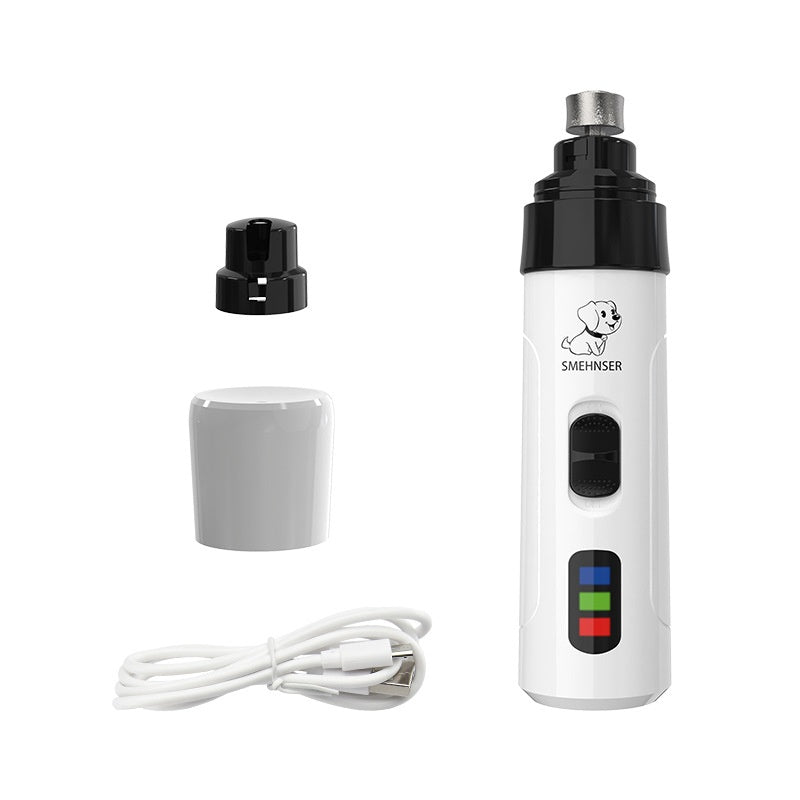 Electric Pet Nail Clipper with LED Light