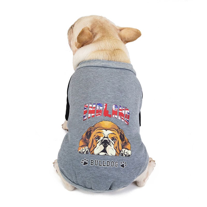 Plus Velvet Sweater for Small and Medium Pugs
