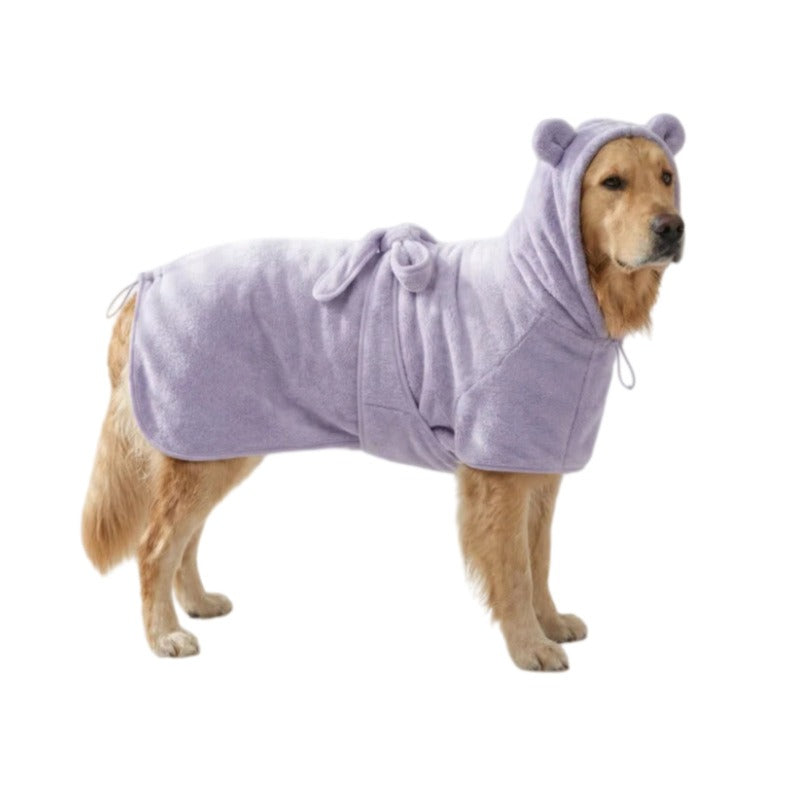 Four-season Thick Absorbent Pet Bathrobe