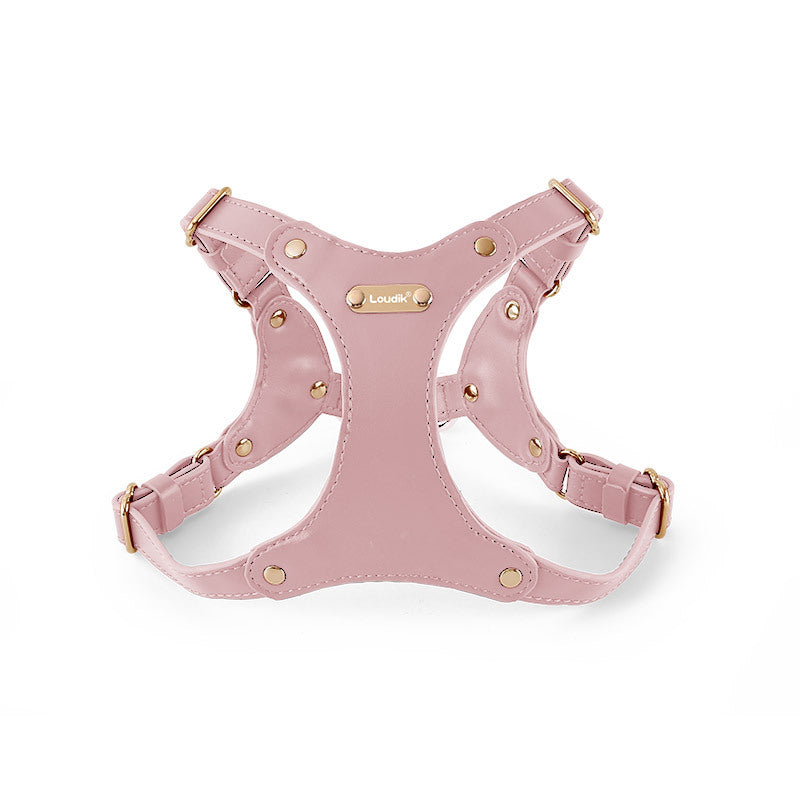 Leather Dog Chest and Back Harness