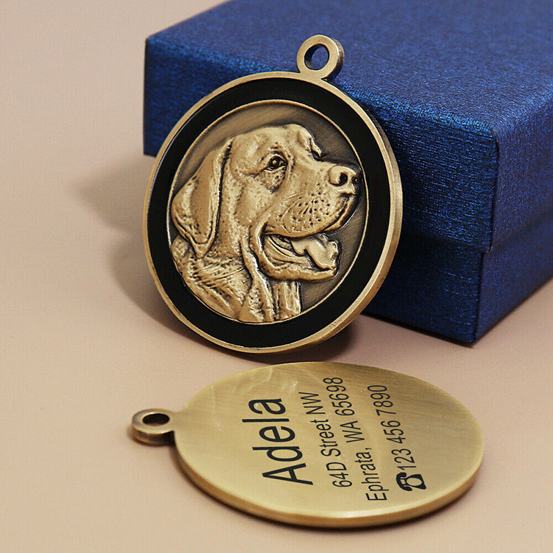 Anti-Lost Metal Dog and Cat Identity Tags