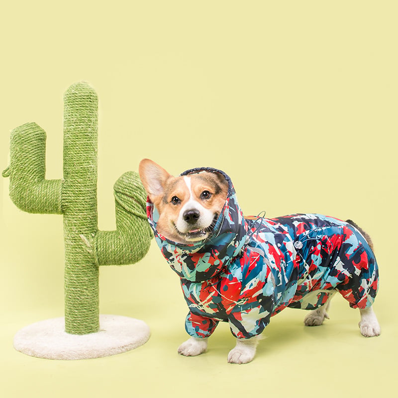 Golden Retriever Corgi Full Wrap Waterproof Coat