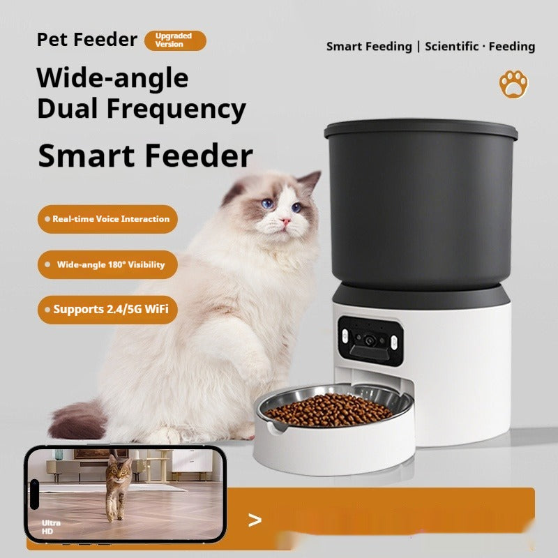 4L Smart Pet Feeder with Remote Monitoring