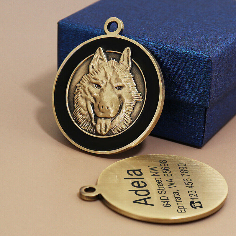 Anti-Lost Metal Dog and Cat Identity Tags