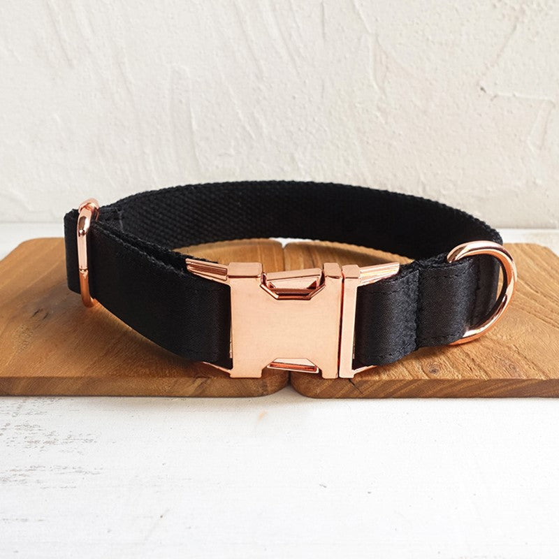 Personalized Dog Collar with Nameplate for All Breeds