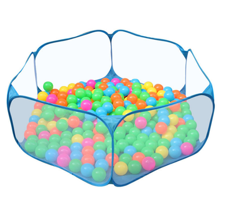 Hexagonal Ocean Ball Pit Tent for Kids and Pets