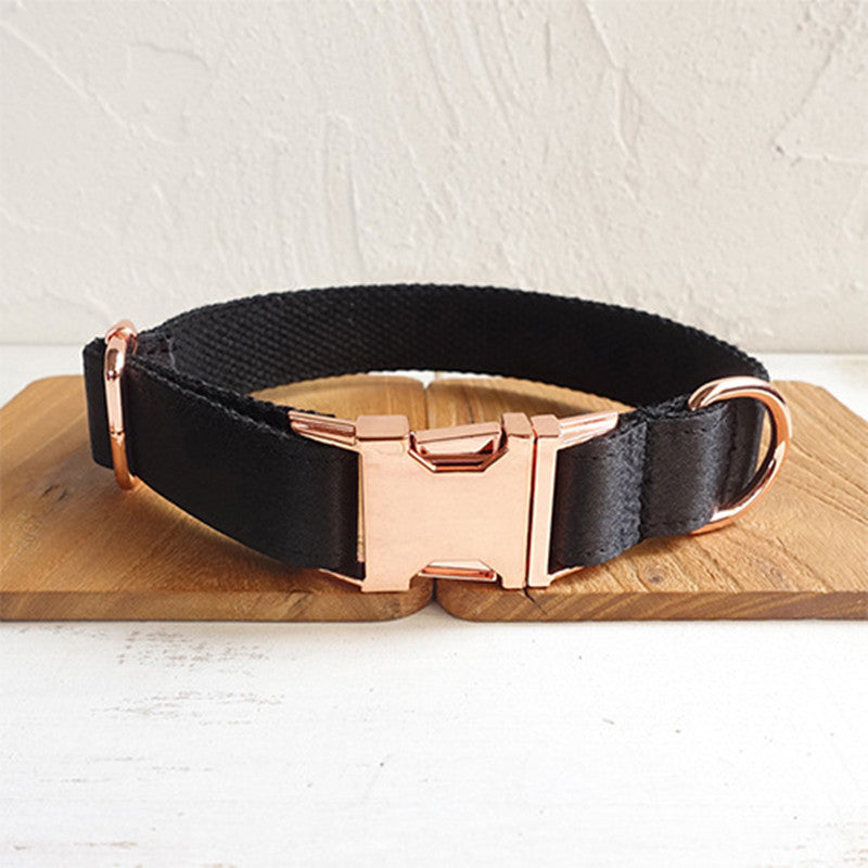 Black Dog Collar for Comfortable Wear and Style