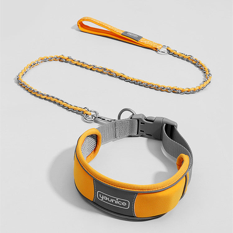 Cute Dog Collar and Leash - Explosion-Proof Design