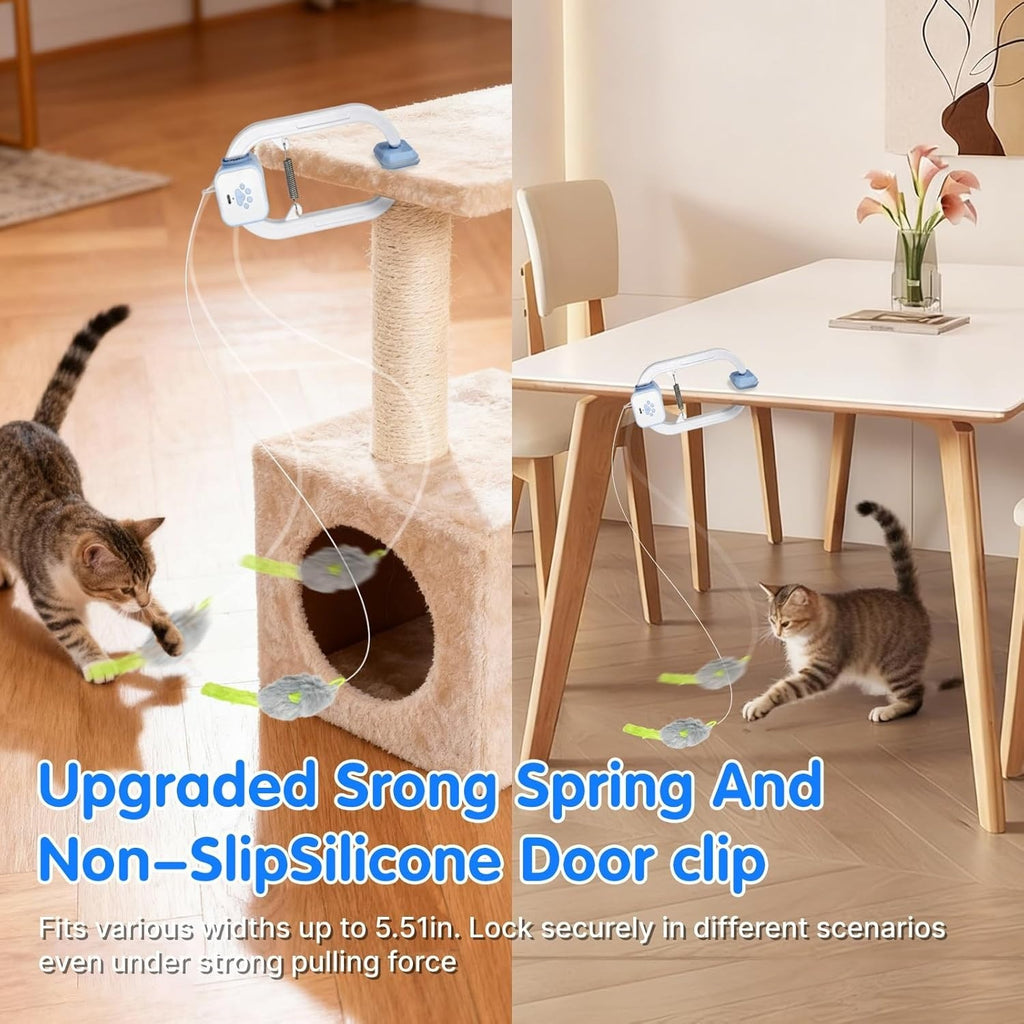 Electric Cat Teaser Door Toy