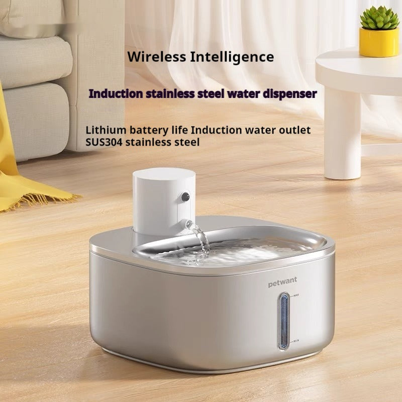 Stainless Steel Smart Pet Water Dispenser 3.2L