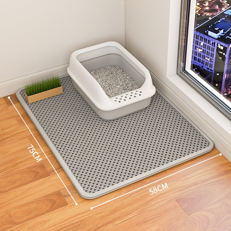 Double Layer Waterproof Cat Litter Mat