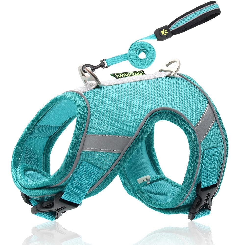 Reflective Mesh Dog Harness with Breathable Strap
