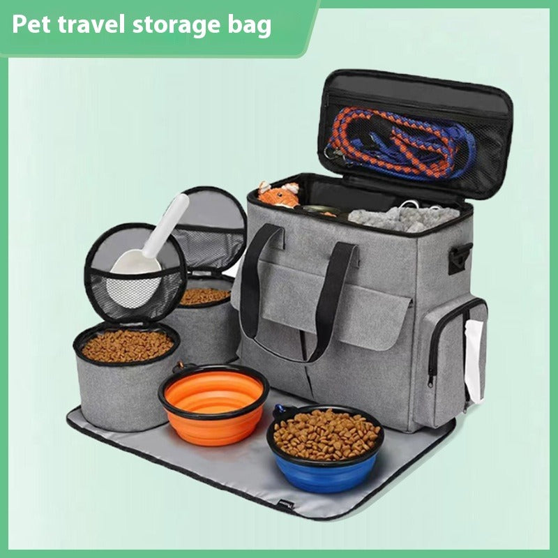 Dog Travel Backpack Set