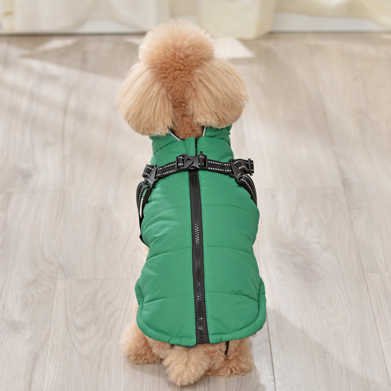 Reflective Cotton Vest for Dogs - Warm and Stylish