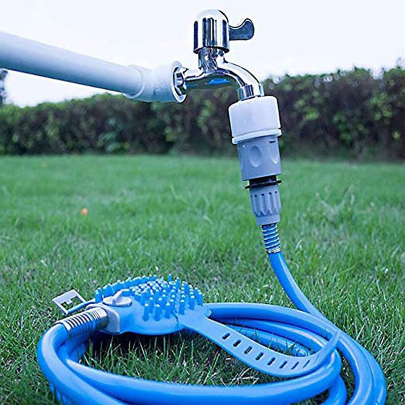 Pet Shower Nozzle Cleaner & Massager for Dogs