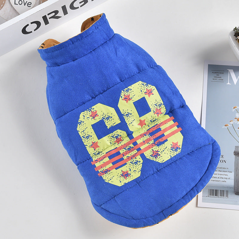 Double-Sided Vest for Dogs - Autumn & Winter Stars