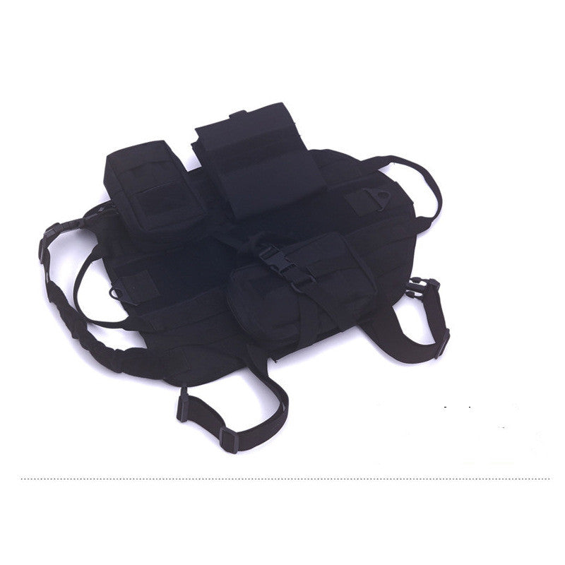 Tactical Dog Vest with MOLLE System and Accessories