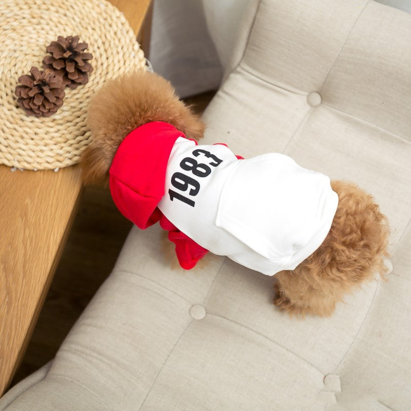 New Fashion Color Matching Dog Clothing Hat