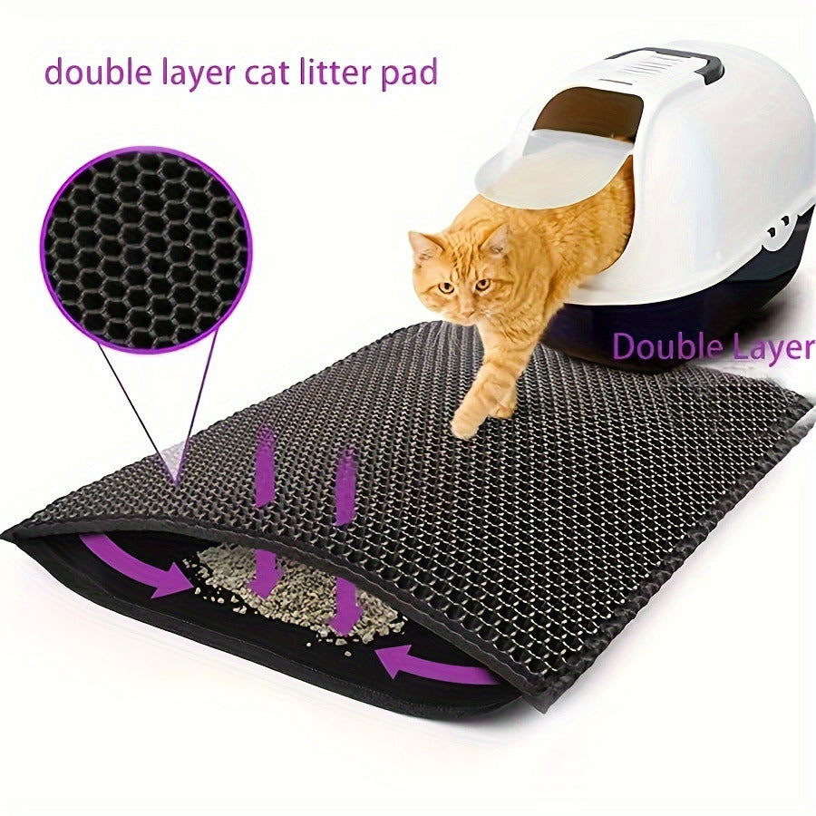EVA Double-Layer Anti-Splash Cat Litter Mat