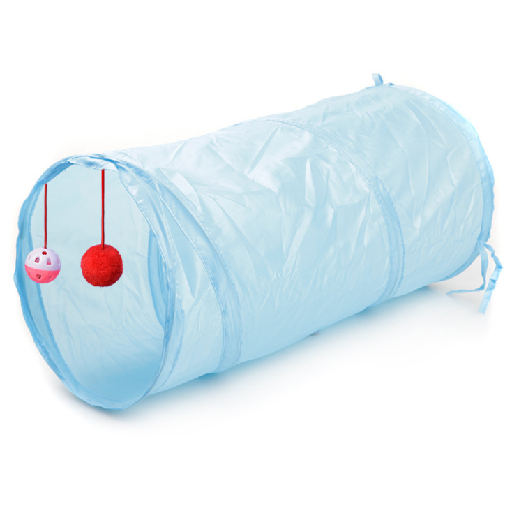 Cat Tunnel with Crinkle Paper, Foldable and Collapsible