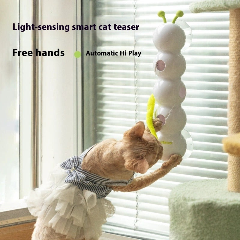Automatic Motion Activated Cat Toy with Rechargeable Tail
