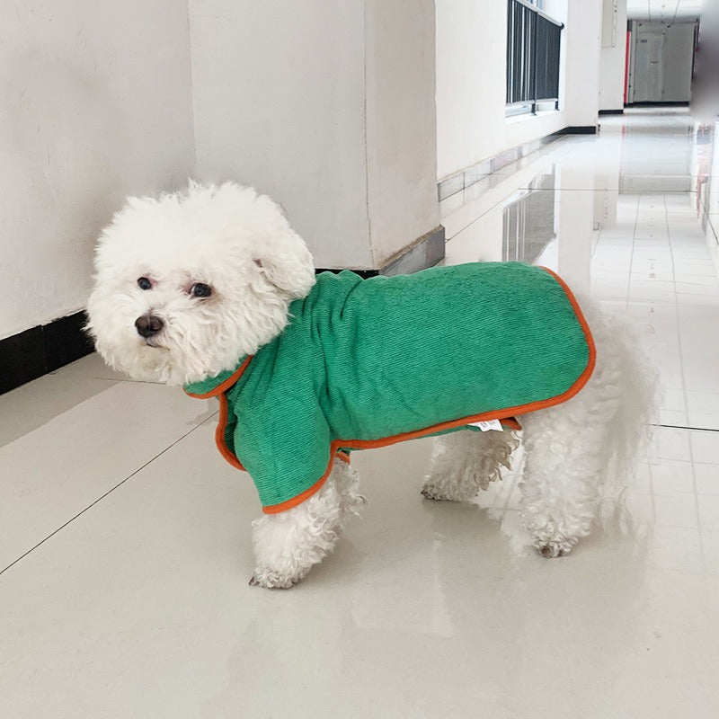 Pet Microfiber Fast-Dry Bathrobe