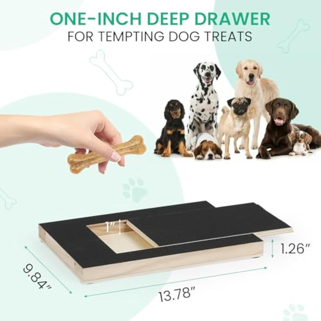 Dog Nail Scratch & Grinder Board with Treat Box