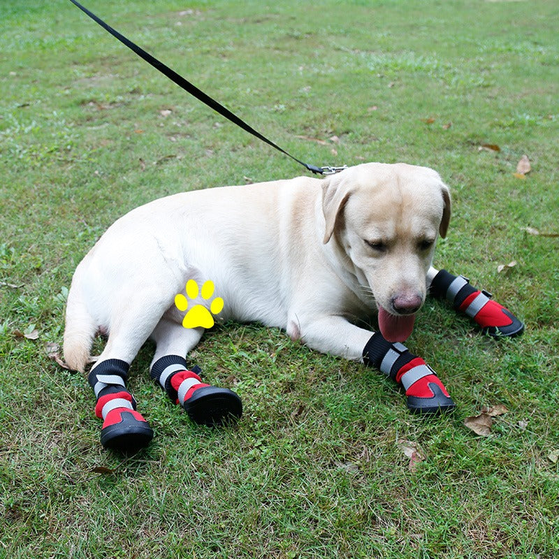 Wear-Resistant Snow Boots for Medium & Large Dogs