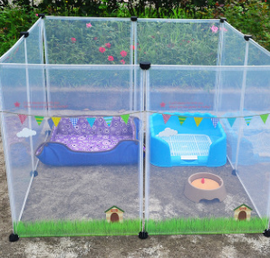 Transparent Pet Fence and Enclosure