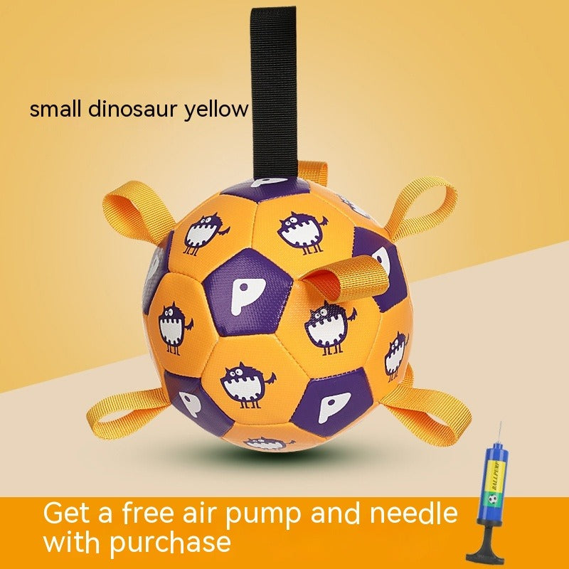 Dog Interactive Soccer Toy with Cute Prints