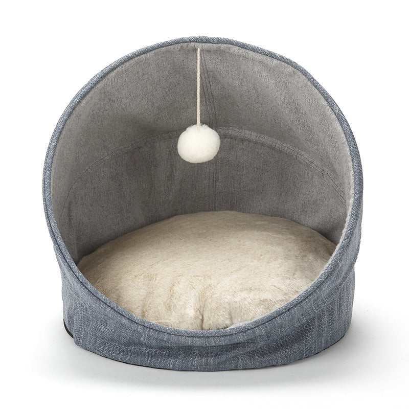Cat Sleeping Bag, Enclosed Cat House Bed