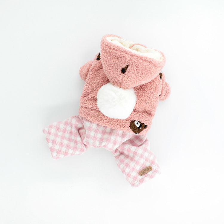 Warm Plush Dog Clothes for Quadrupeds