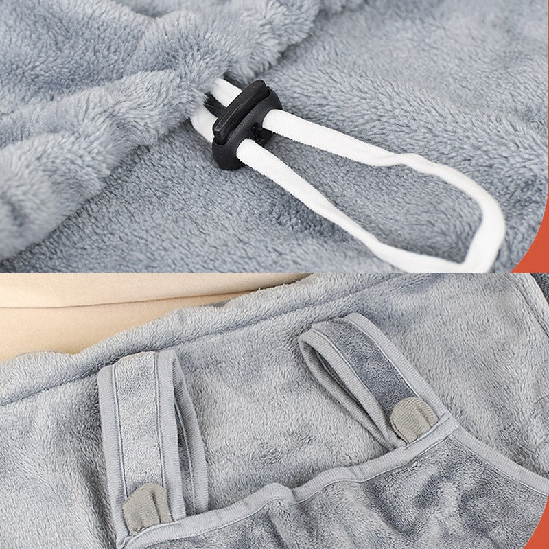 Cat Holding Suit Arctic Velvet Pet Bib