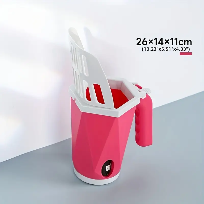 All-in-One Cat Litter Shovel Set with Removable Bin