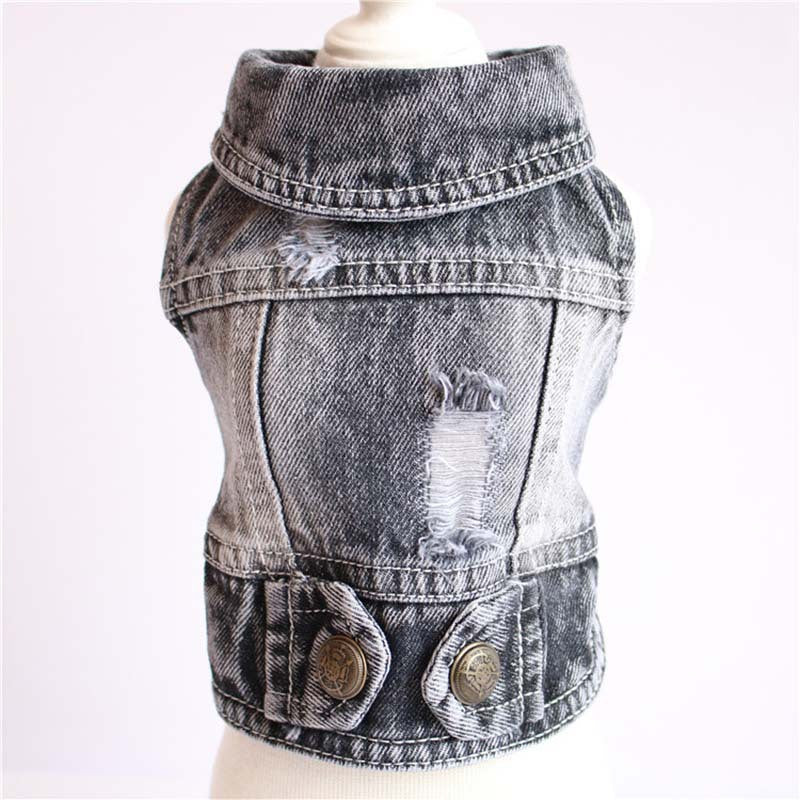 Designer Denim Jacket for Small Dogs and Cats