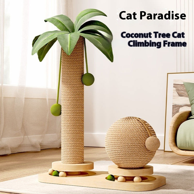 Wear-Resistant Cat Scratch Board Climbing Frame