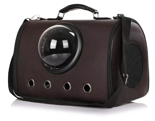 Transparent Portable PU Rainproof Pet Bag