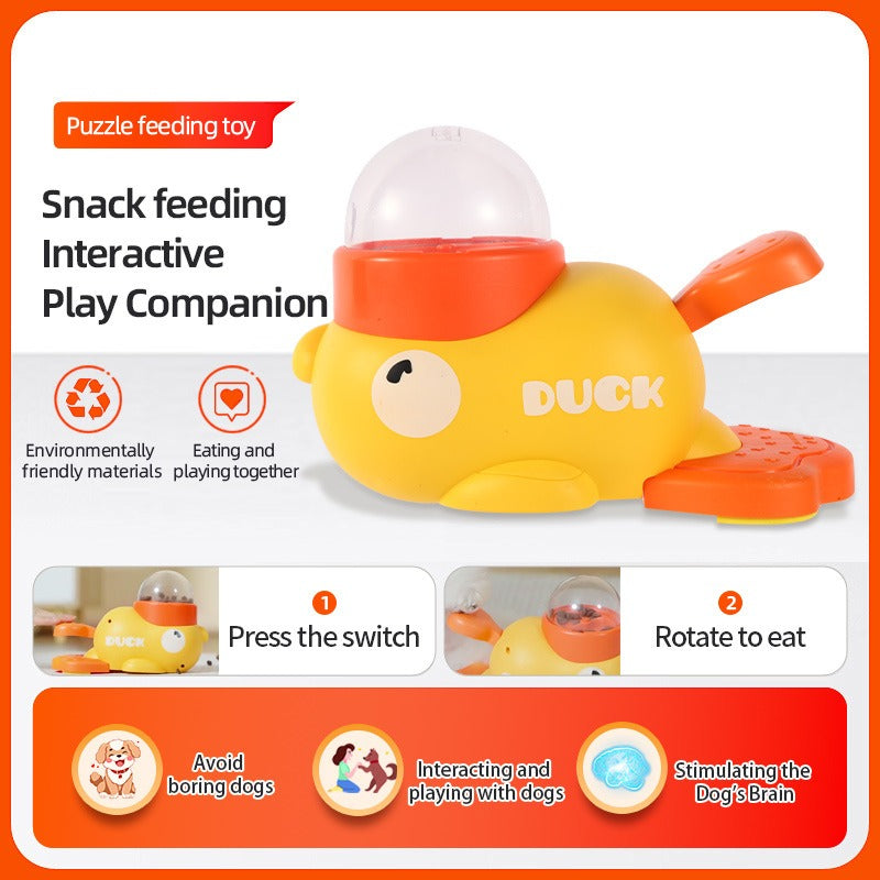 Dog Puzzle Feeder Cartoon Duck