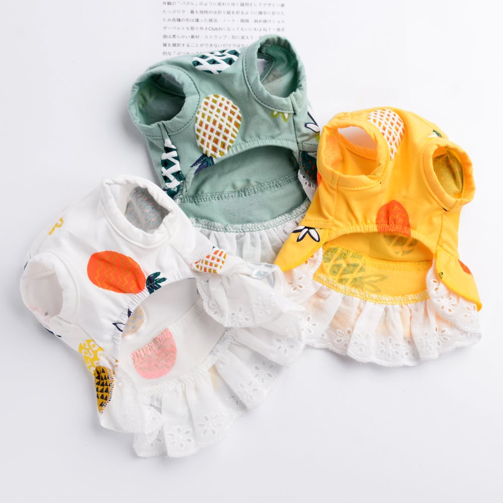 Cute Thin Cotton Skirt for Pet Dogs