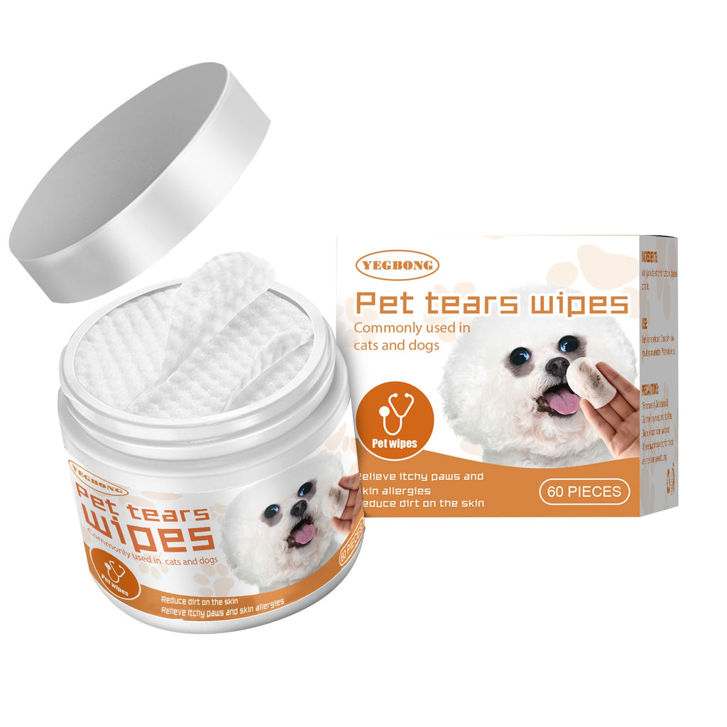 Pet Tear Stain Removal Wet Wipes